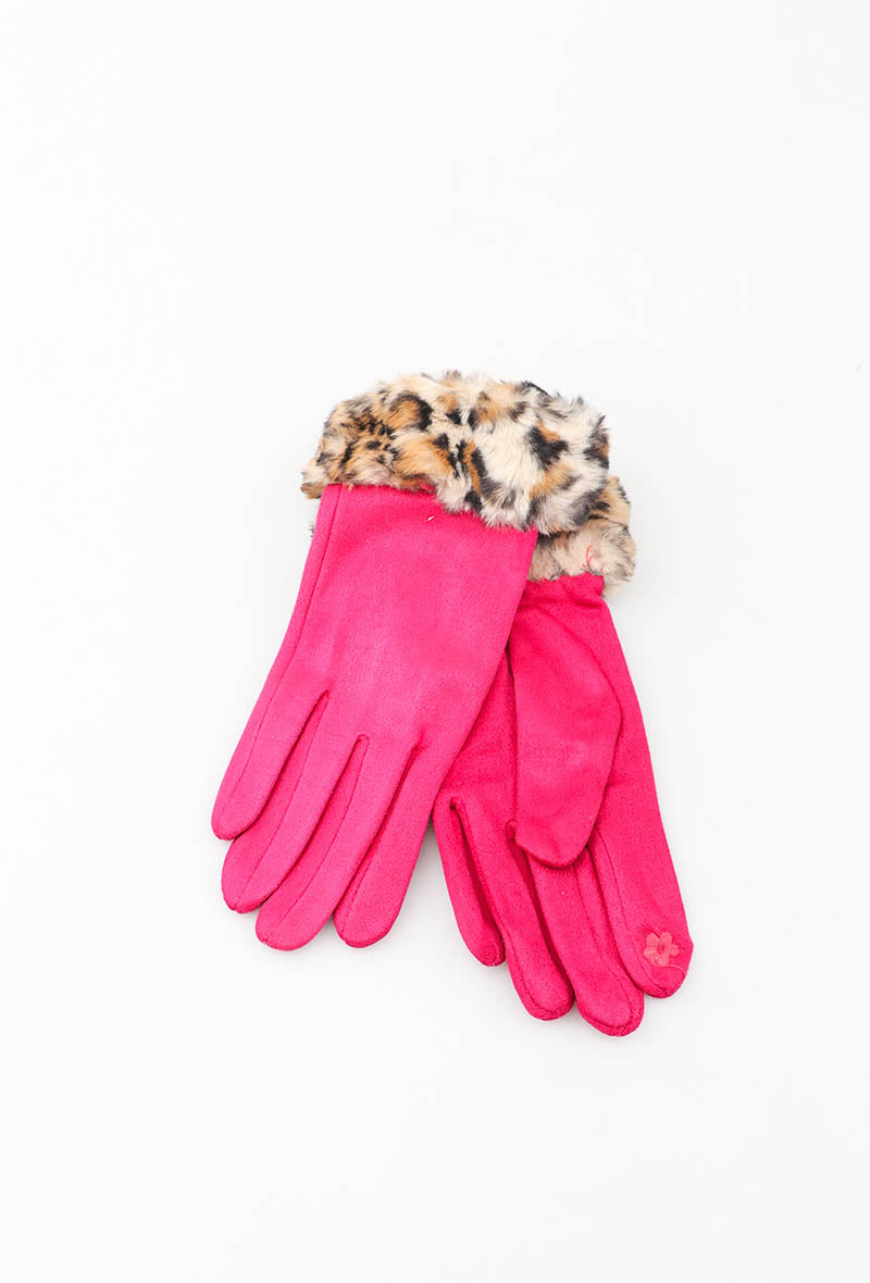 GUANTES FUCSIA PRINT