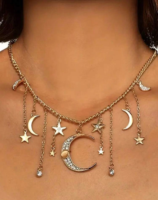 COLGANTE LUNA ESTRELLA