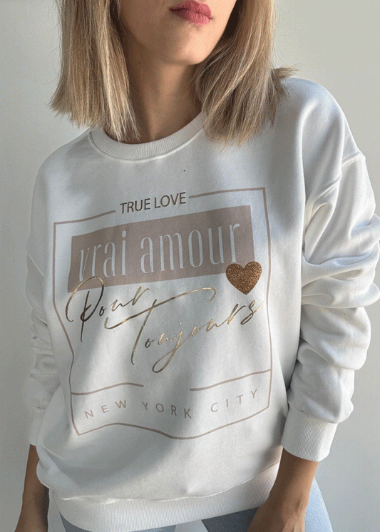 SUDADERA TRUE LOVE